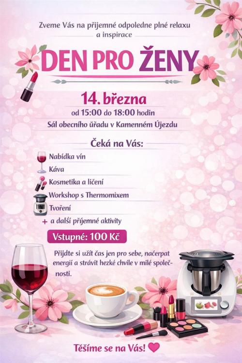 Pozvánka na akci Den pro ženy